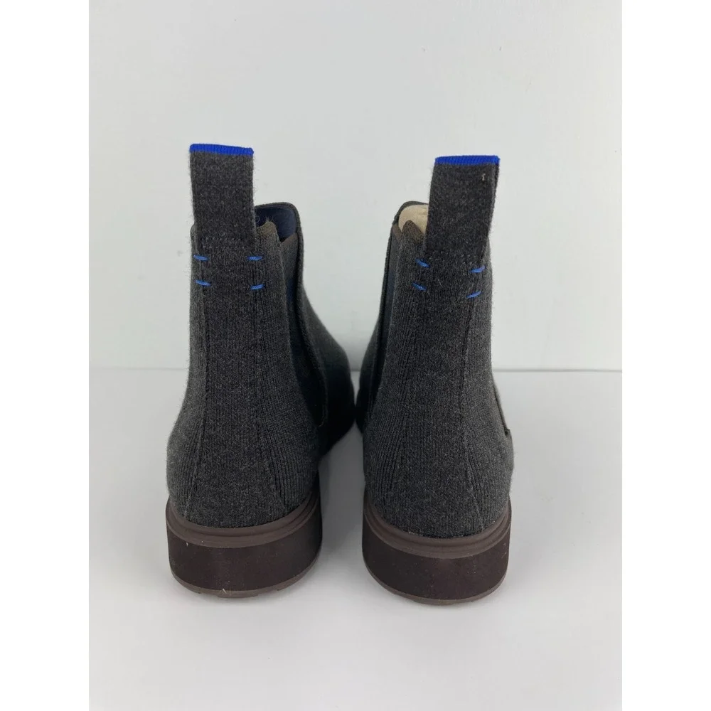 ROTHY'S The Merino Men's Size EU 42 Dark Grey Chelsea Boots NIB